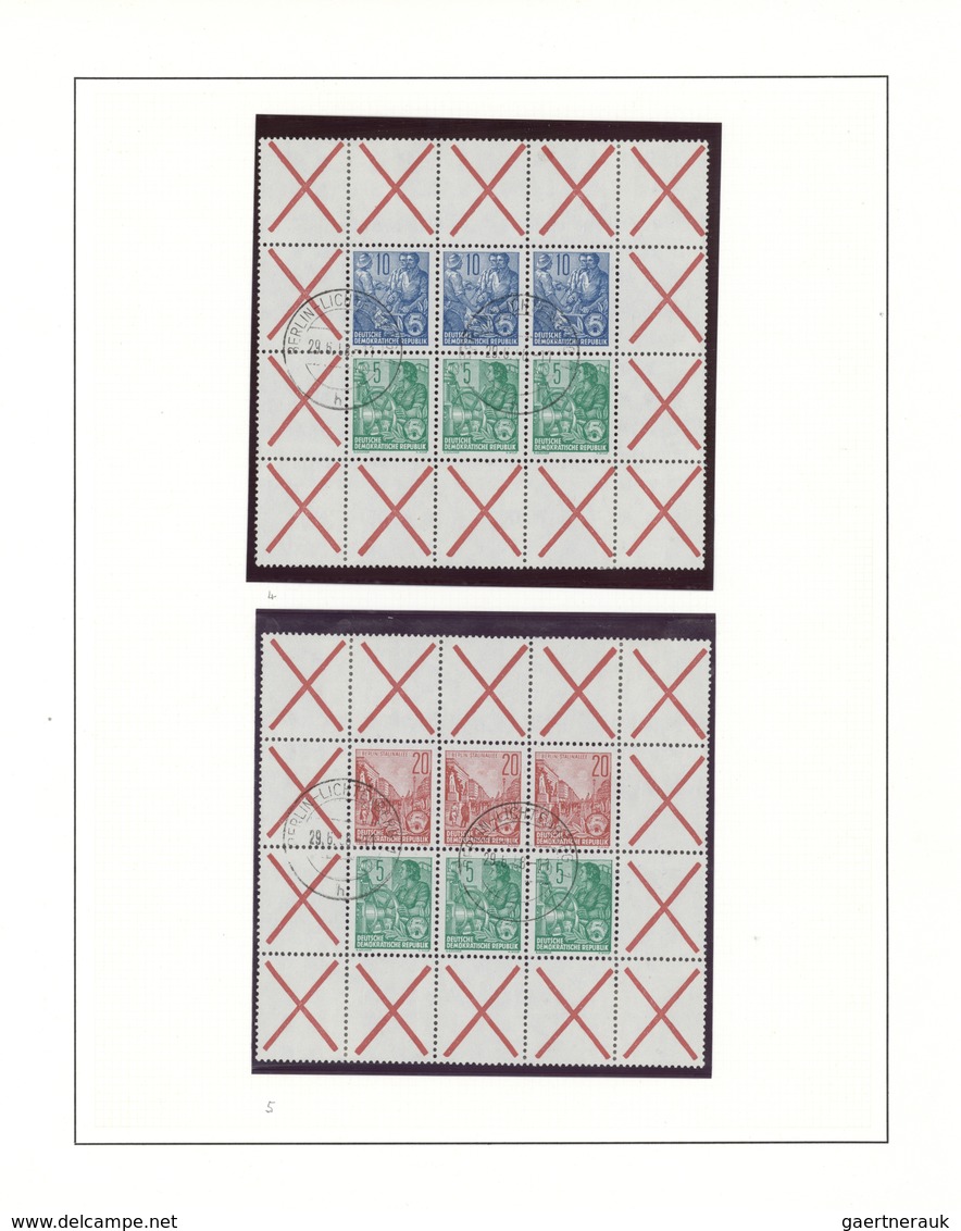 32360 DDR: 1960 - 1980 (ca.), Sehr Umfangreiche Sammlung Auf Selbst Gestalteten Blättern In 7 SAFE-Alben, - Andere & Zonder Classificatie