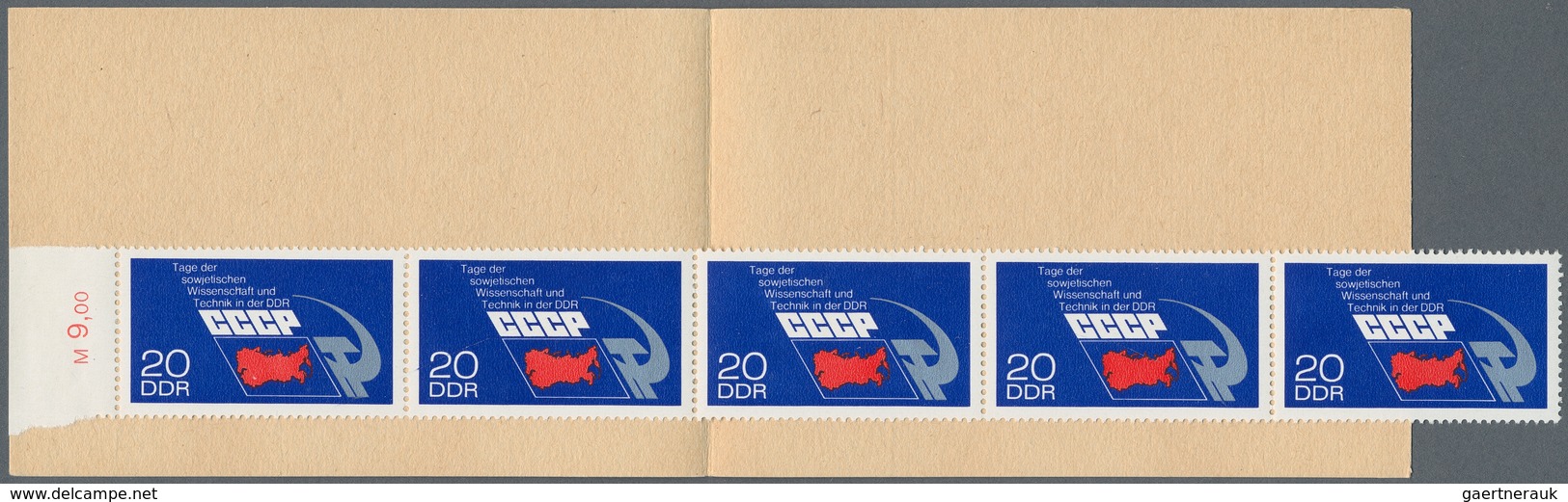 32369 DDR - Markenheftchen: 1971/1990, Postfrische Sammlung Von Ca. 158 SMHD Ex MiNr. 1/49, Dabei MiNr. 1a - Postzegelboekjes