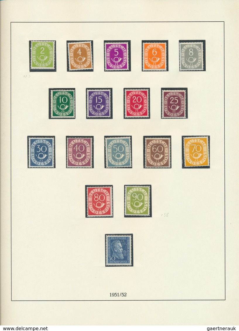 32412 Bundesrepublik Und Berlin: 1948/1954, Sammlungspartie Der Beiden Gebiete Auf Blättern/Steckseiten, D - Verzamelingen