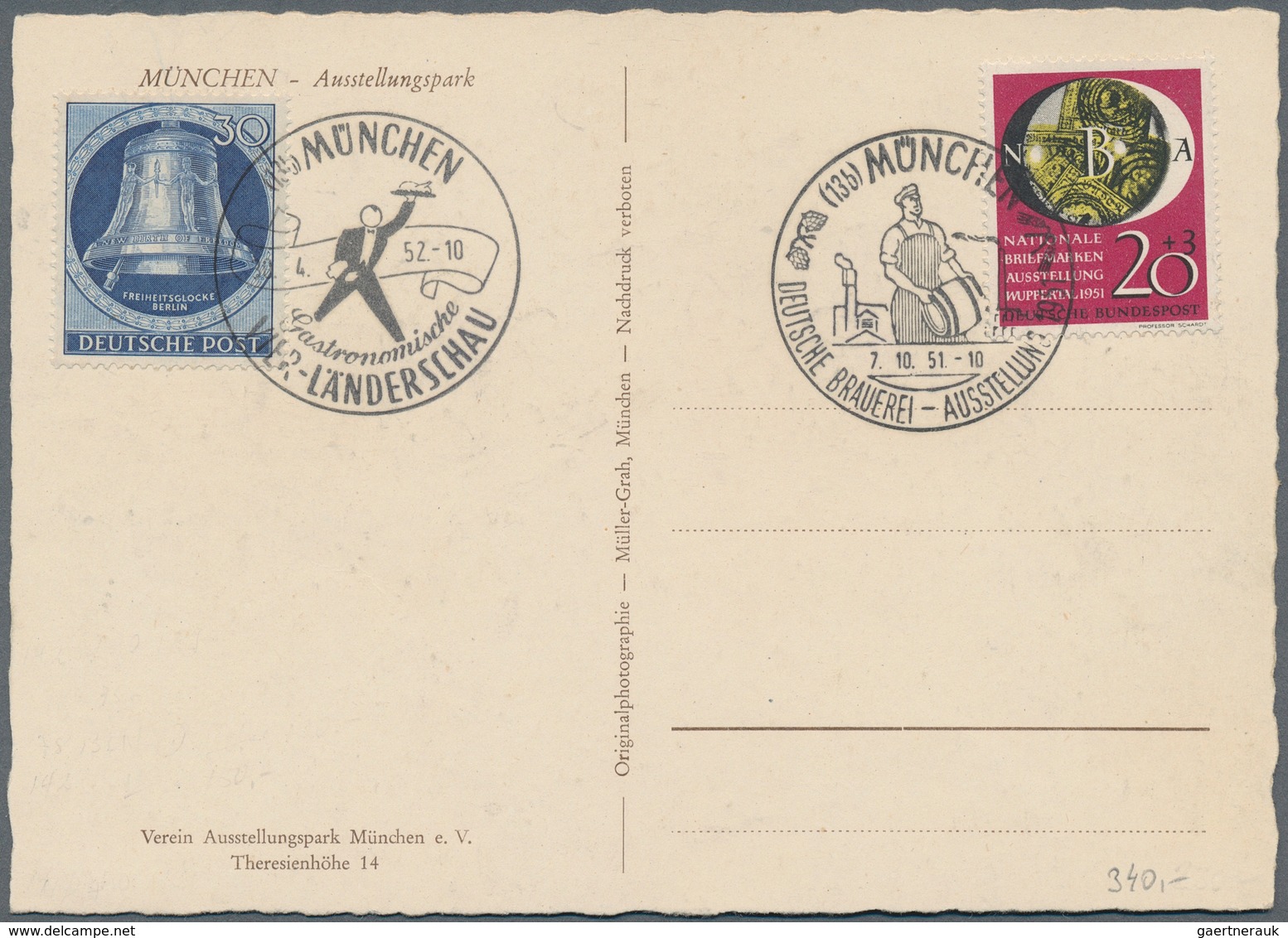 32413 Bundesrepublik Und Berlin: 1948/1964, Vielseitige Partie Von Ca. 90 Briefen, Karten Und Ganzsachen, - Sammlungen