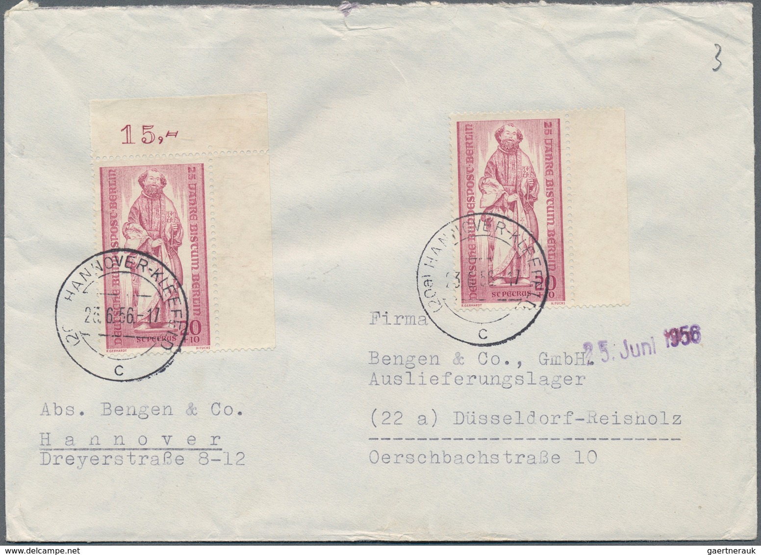 32413 Bundesrepublik Und Berlin: 1948/1964, Vielseitige Partie Von Ca. 90 Briefen, Karten Und Ganzsachen, - Verzamelingen