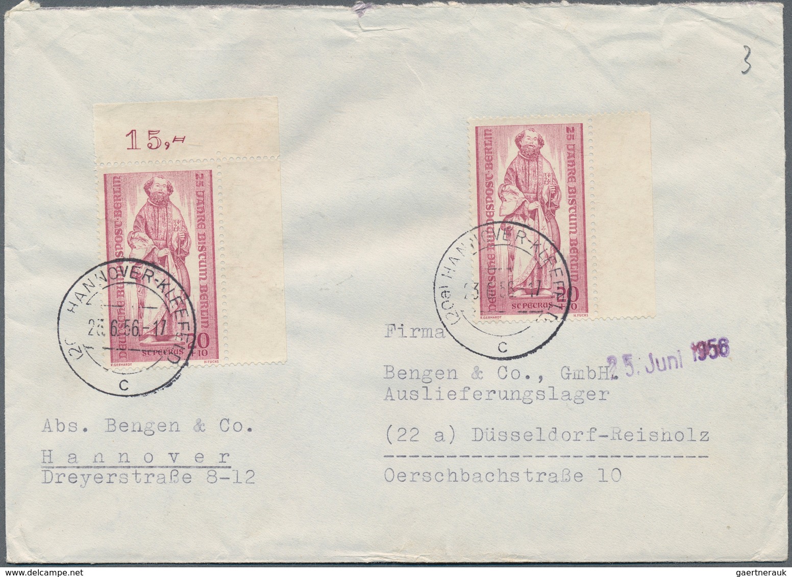 32413 Bundesrepublik Und Berlin: 1948/1964, Vielseitige Partie Von Ca. 90 Briefen, Karten Und Ganzsachen, - Sammlungen