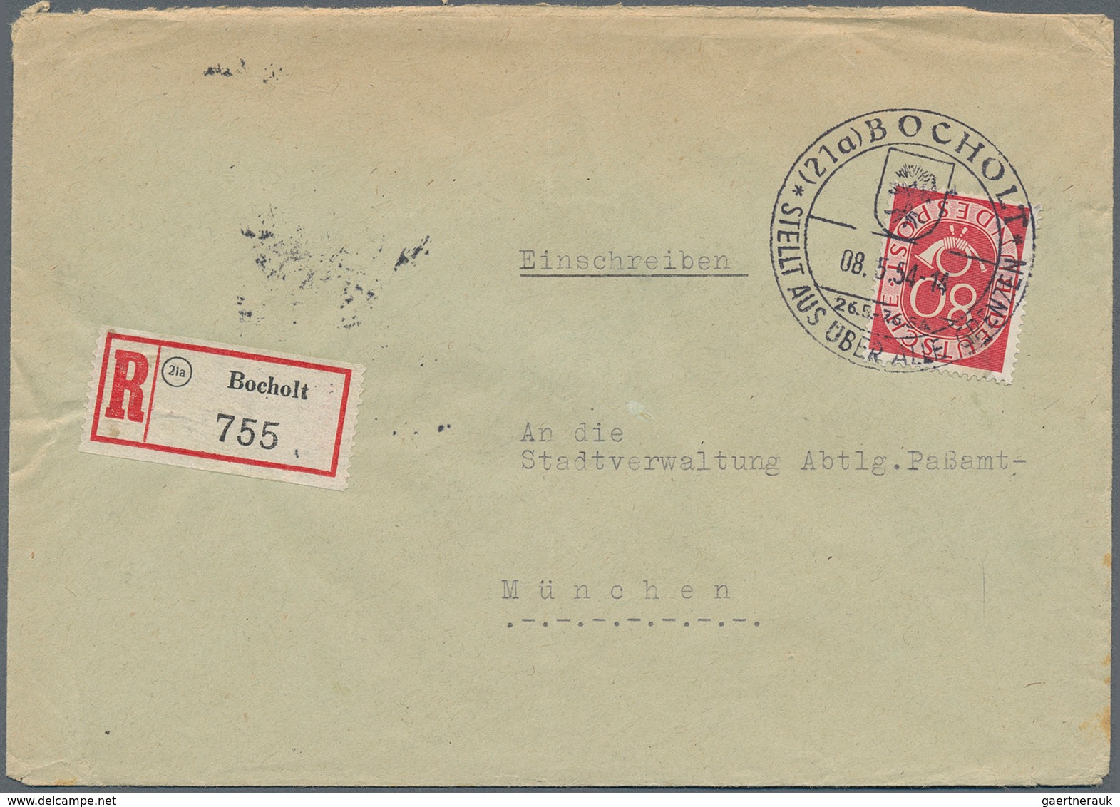 32413 Bundesrepublik und Berlin: 1948/1964, vielseitige Partie von ca. 90 Briefen, Karten und Ganzsachen,