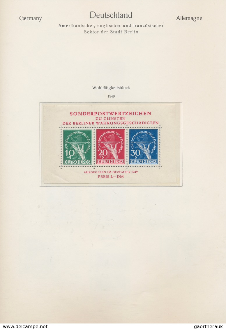 32414 Bundesrepublik Und Berlin: 1948/1972, Meist Postfrisch Geführte Sammlung Im KA/BE-Falzlos-Vordruckal - Colecciones