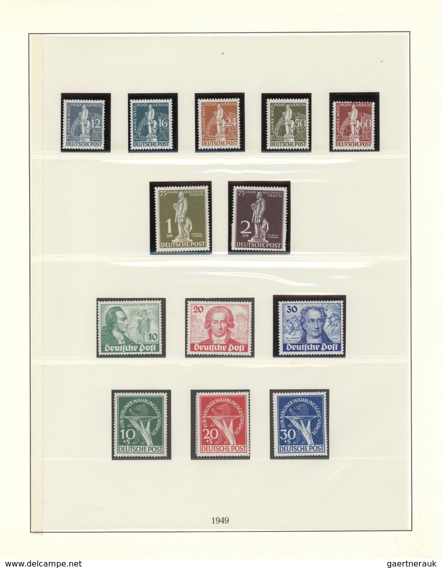 32417 Bundesrepublik Und Berlin: 1948/60, Postfrische Bzw. Ungebrauchte Sammlung, Beide Gebiete Zusammen I - Sammlungen