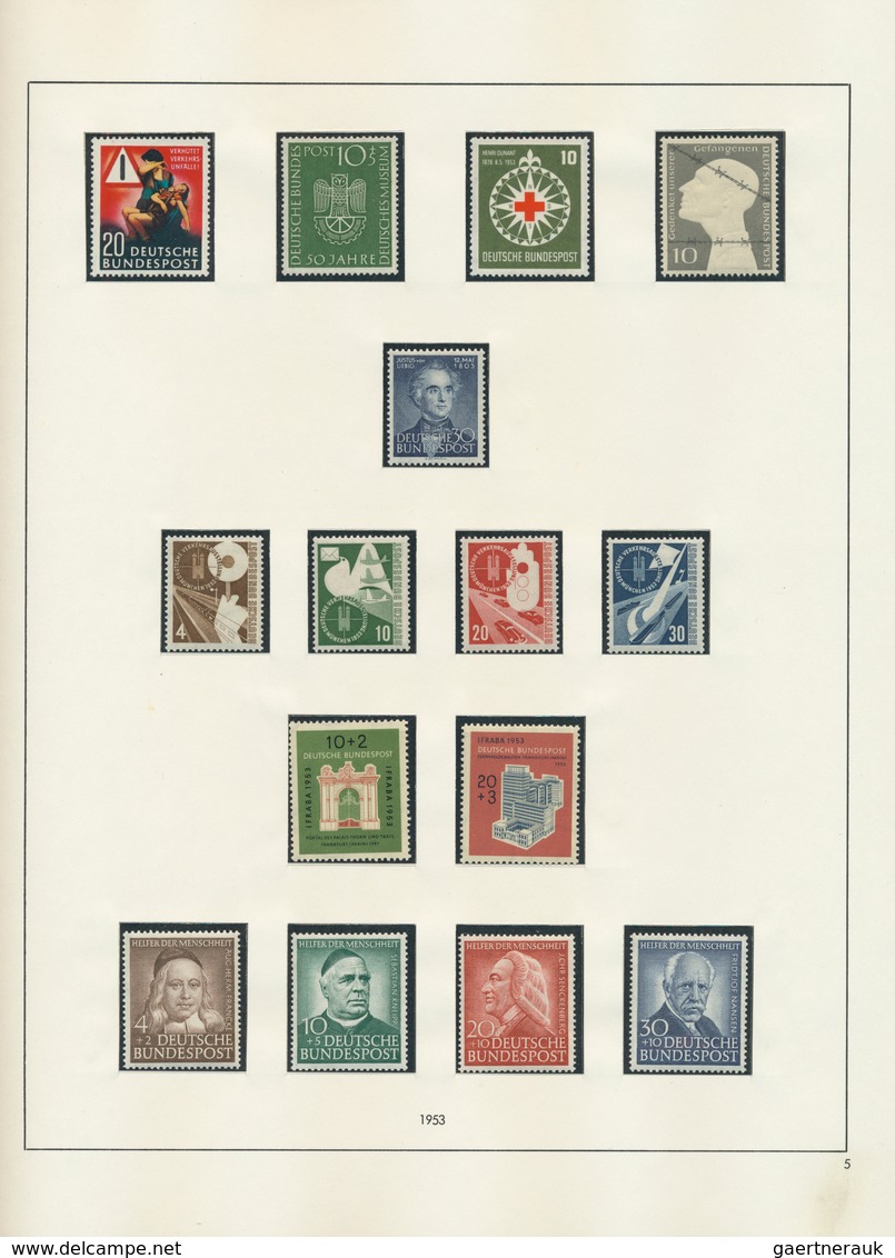 32423 Bundesrepublik Und Berlin: 1949/1982, Postfrische Smmlung Der Beiden Gebiete In Zwei Safe-Ringbinder - Sammlungen