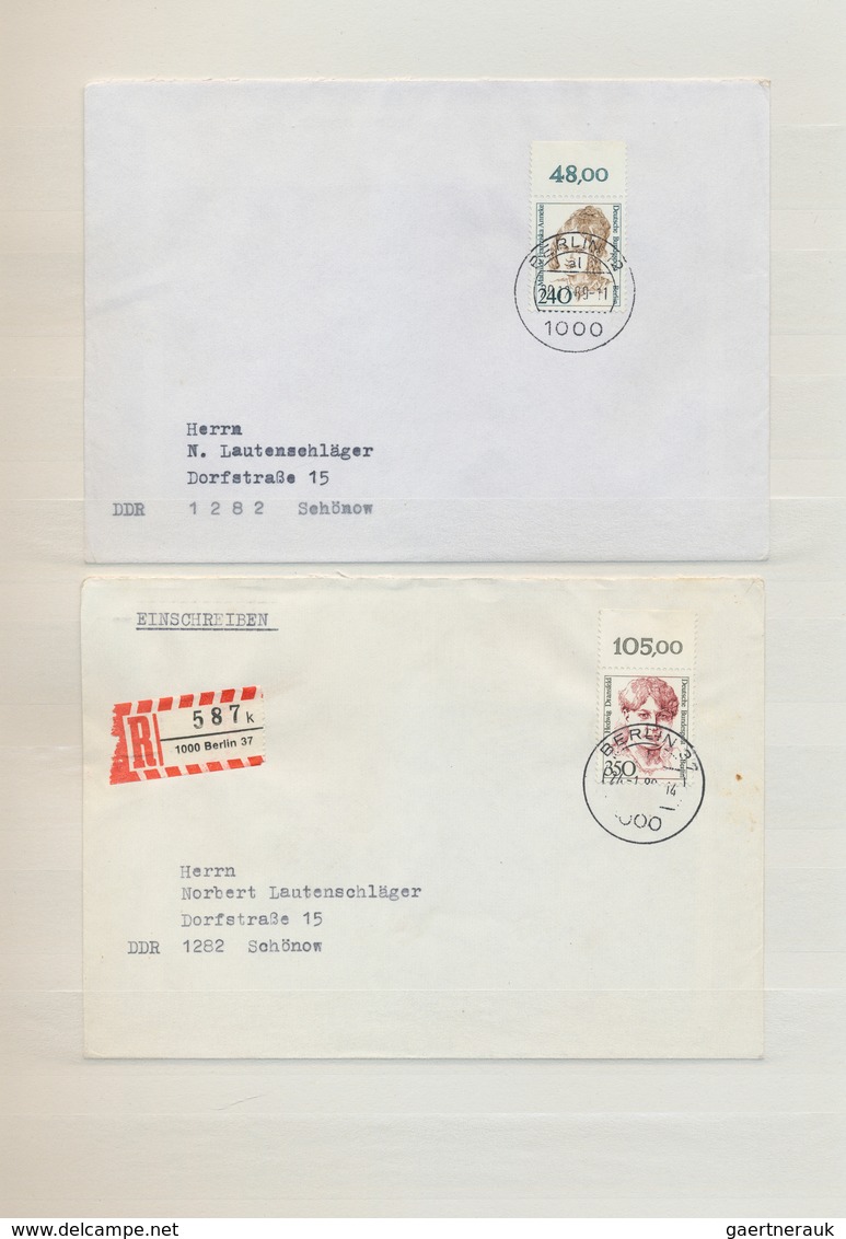 32424 Bundesrepublik Und Berlin: 1949/1989, Saubere Sammlungspartie In Zwei Alben, Dabei Bund Wohlfahrt 19 - Colecciones