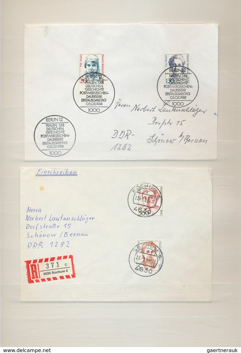 32424 Bundesrepublik Und Berlin: 1949/1989, Saubere Sammlungspartie In Zwei Alben, Dabei Bund Wohlfahrt 19 - Colecciones