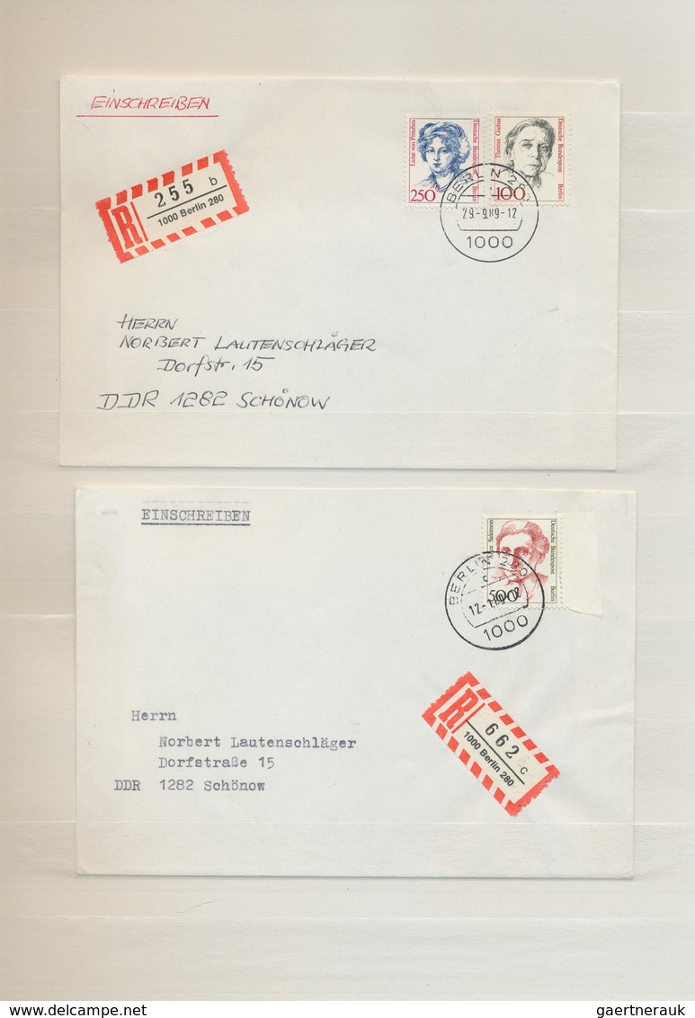 32424 Bundesrepublik Und Berlin: 1949/1989, Saubere Sammlungspartie In Zwei Alben, Dabei Bund Wohlfahrt 19 - Colecciones