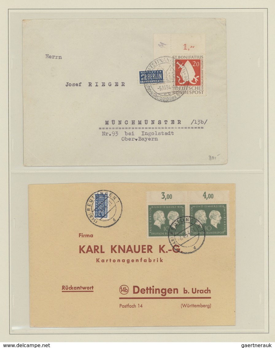 32428 Bundesrepublik Und Berlin: 1949/70 Ca., Briefe-Partie Von Paar Hundert Belegen Mit Vielen Bedarfsfra - Sammlungen