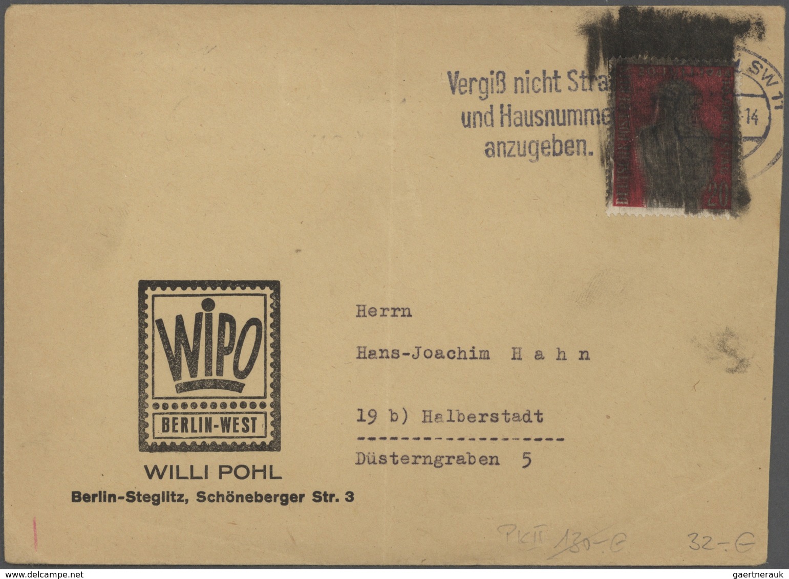 32428 Bundesrepublik Und Berlin: 1949/70 Ca., Briefe-Partie Von Paar Hundert Belegen Mit Vielen Bedarfsfra - Sammlungen