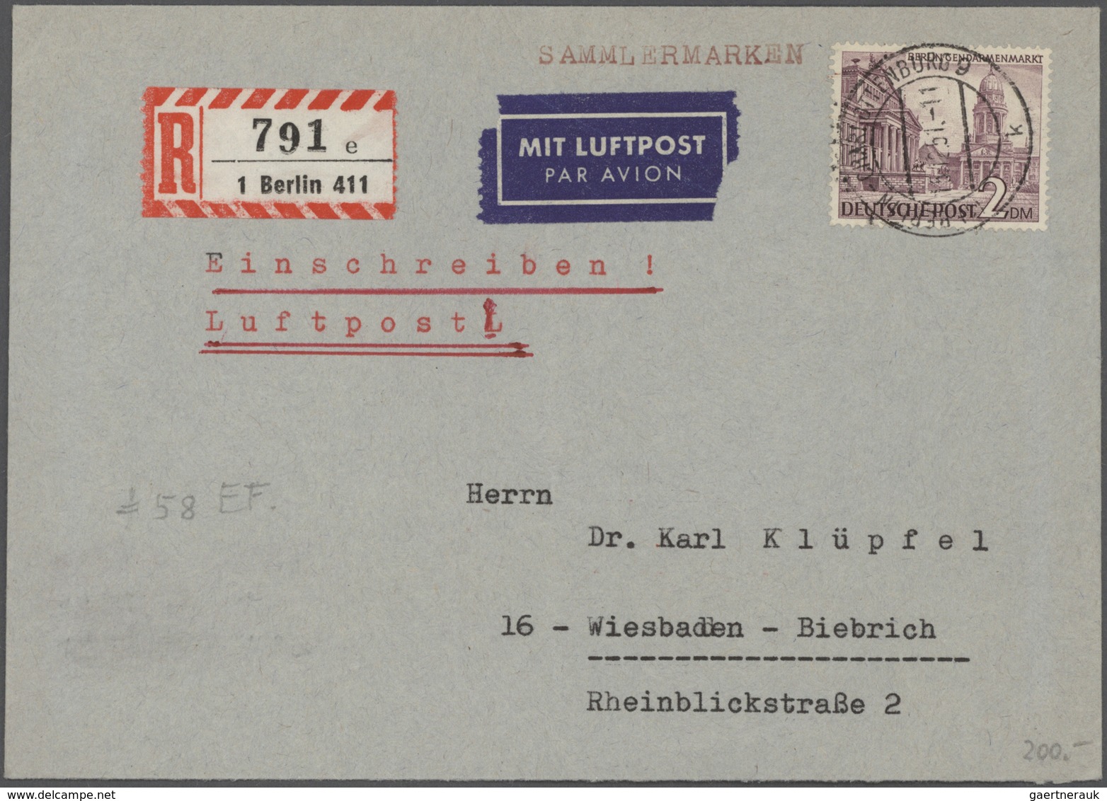 32428 Bundesrepublik Und Berlin: 1949/70 Ca., Briefe-Partie Von Paar Hundert Belegen Mit Vielen Bedarfsfra - Verzamelingen