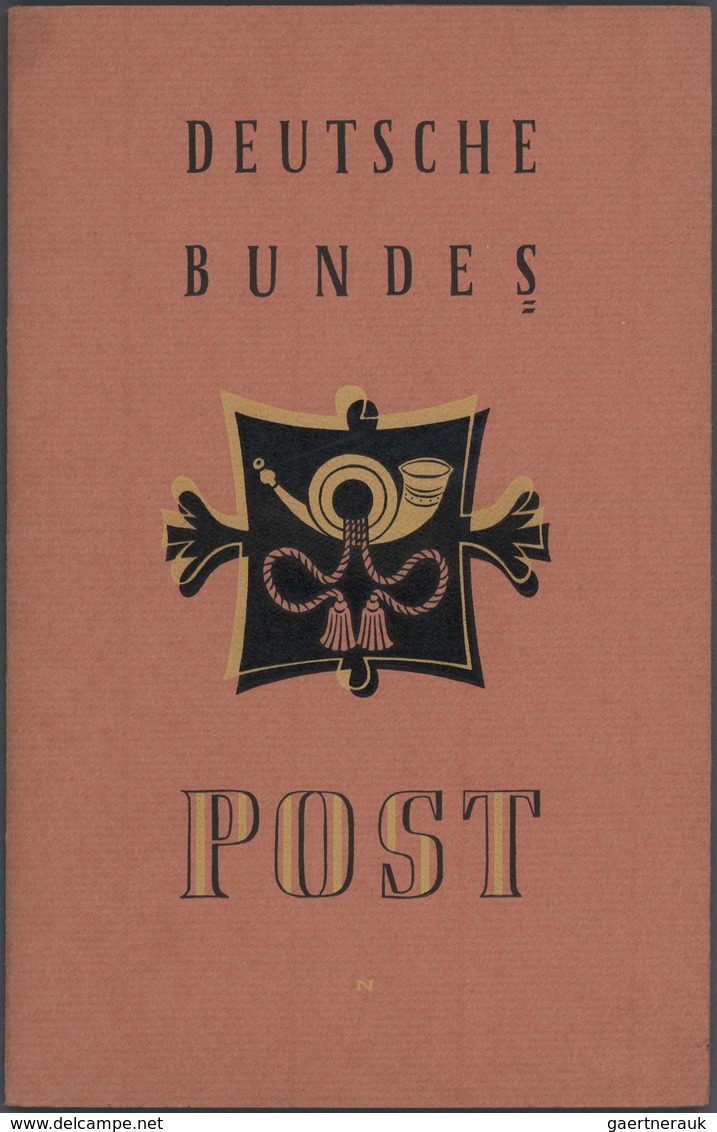 32433 Bundesrepublik Und Berlin: 1951/1959, Außergewöhnliche Sammlung Von Vier Minister-Geschenkheften Und - Sammlungen