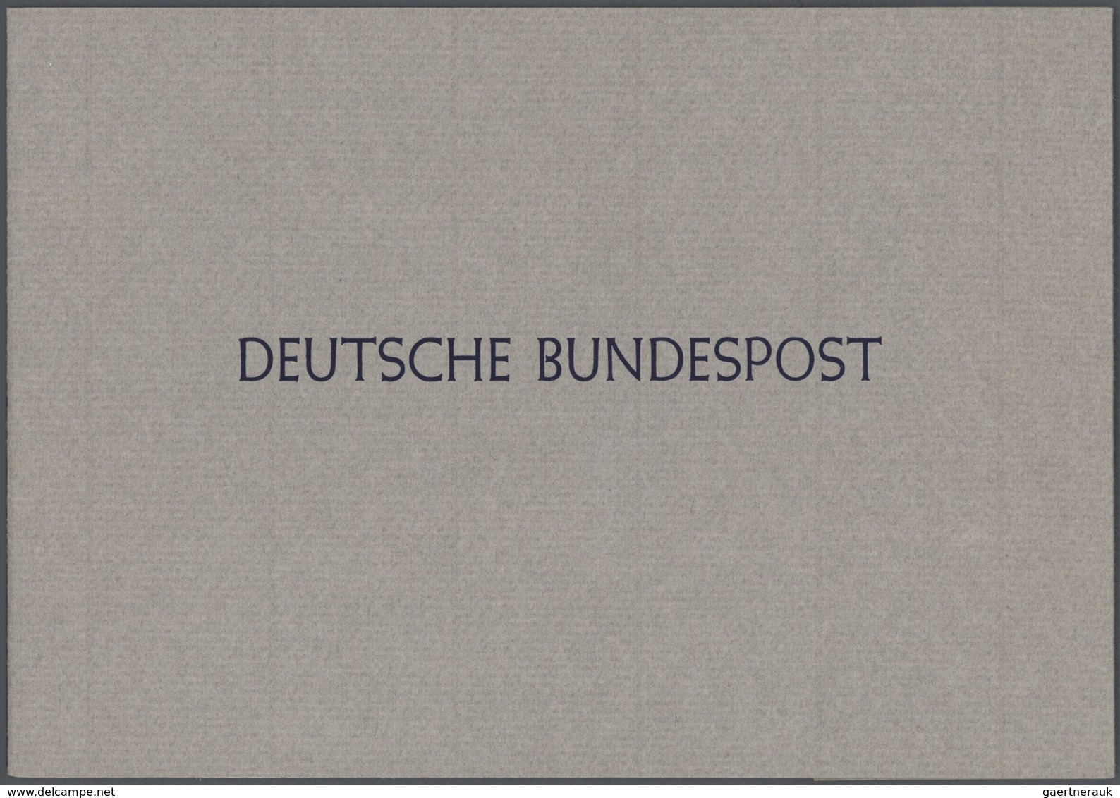 32433 Bundesrepublik Und Berlin: 1951/1959, Außergewöhnliche Sammlung Von Vier Minister-Geschenkheften Und - Verzamelingen