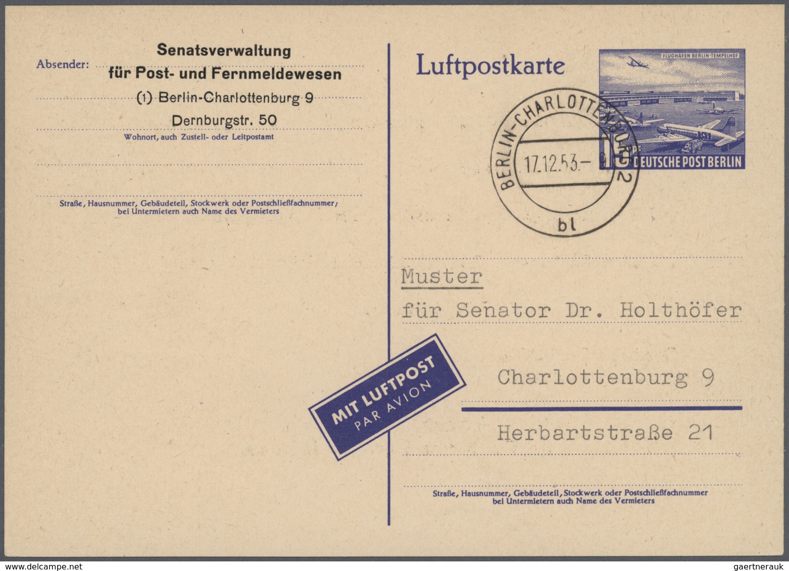 32433 Bundesrepublik Und Berlin: 1951/1959, Außergewöhnliche Sammlung Von Vier Minister-Geschenkheften Und - Sammlungen