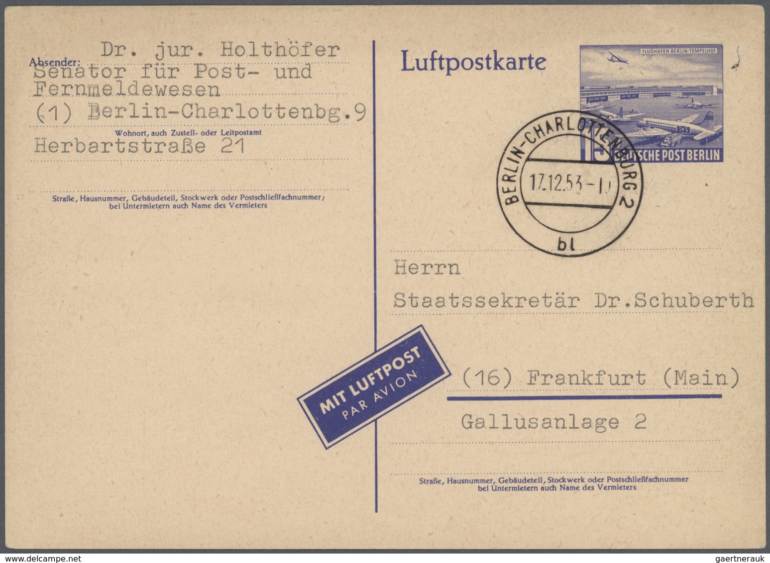 32433 Bundesrepublik und Berlin: 1951/1959, außergewöhnliche Sammlung von vier Minister-Geschenkheften und