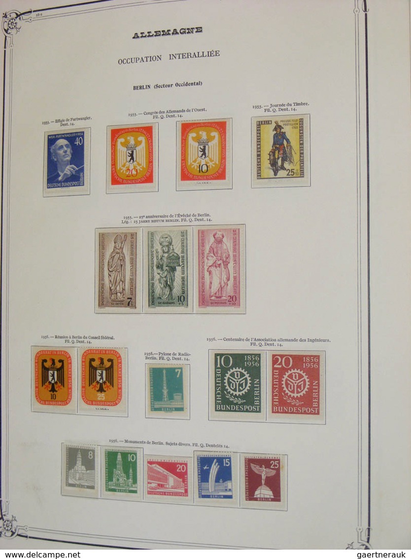 32471 Berlin: 1948/1986: überwiegend Postfrisch Und Ungebrauchte Sammlung Im Yvert-Vordruckalbum. Die Samm - Autres & Non Classés