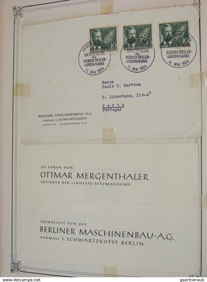 32471 Berlin: 1948/1986: überwiegend postfrisch und ungebrauchte Sammlung im Yvert-Vordruckalbum. Die Samm