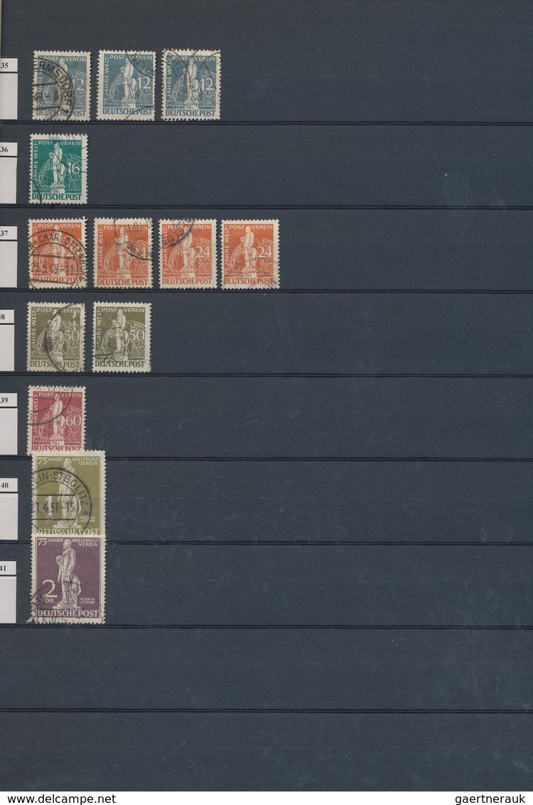 32474 Berlin: 1948/1972, Reichhaltiger Bestand In 2 Alben, Meist Gestempelt Bzw. Postfrisch, Dabei Etliche - Autres & Non Classés