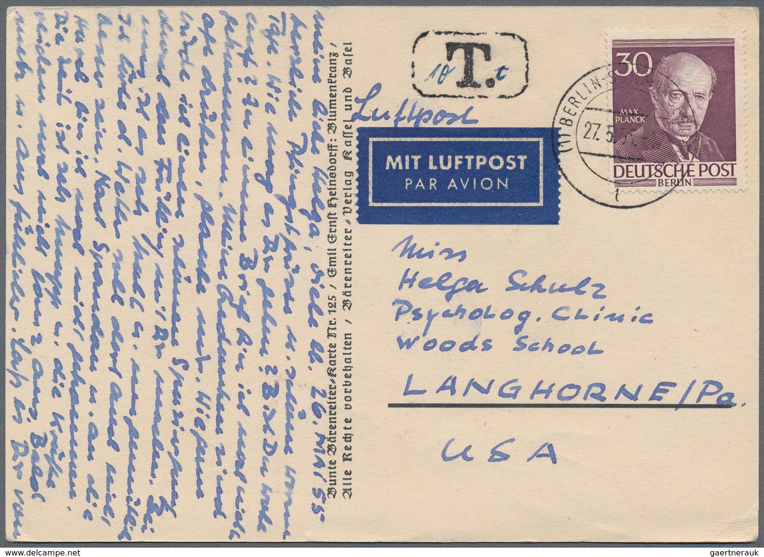 32485 Berlin: 1948/70 (ca.), Posten von ca. 38 aussergewöhnlichen (meist ehemalige Einzellos)-Belegen, nah