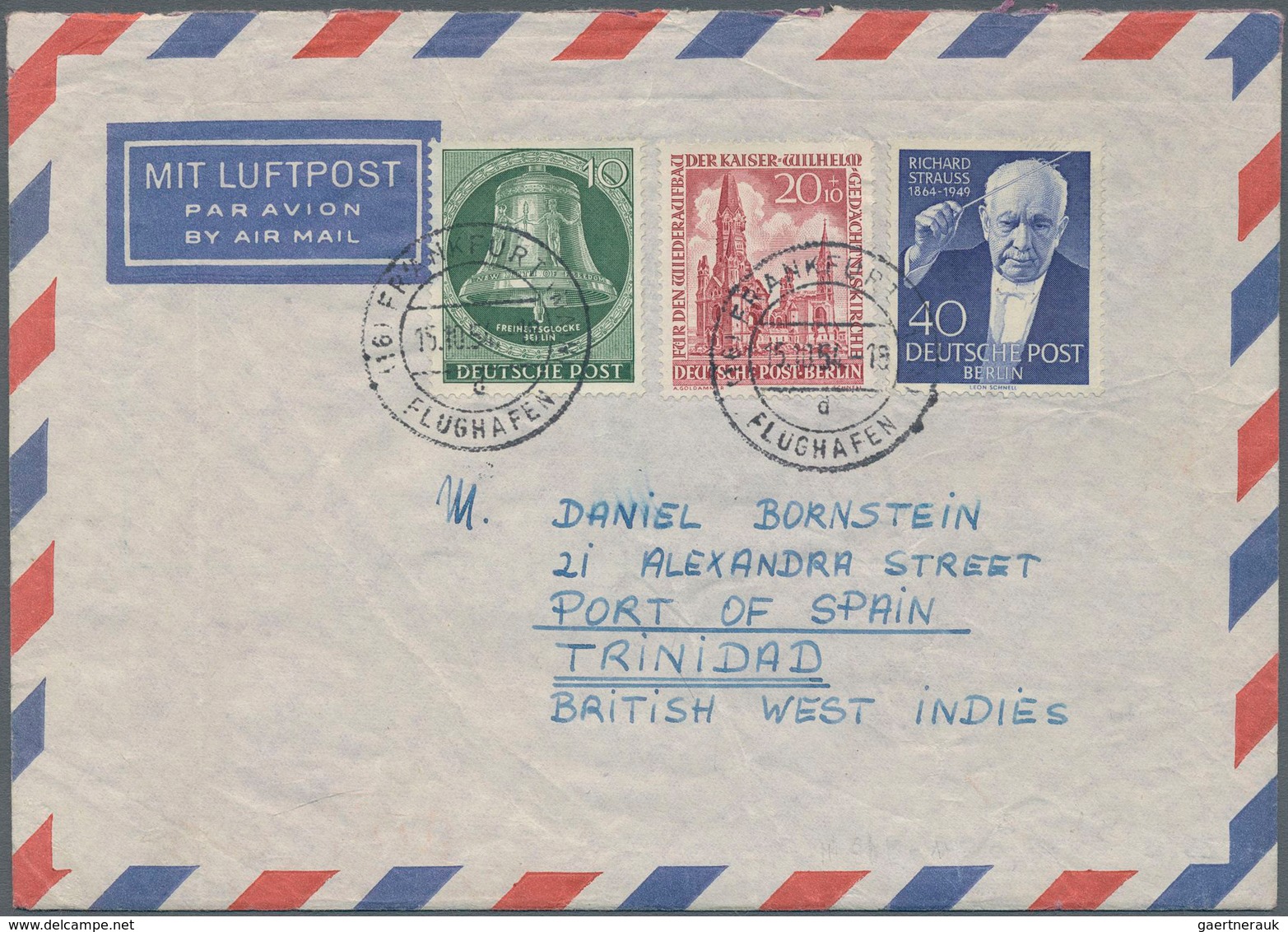 32486 Berlin: 1948 (ca.), Nette Briefpartie, Dabei Gute Belege Der Anfangsjahre, U. A. 1-5 Mark Schwarzauf - Sonstige & Ohne Zuordnung