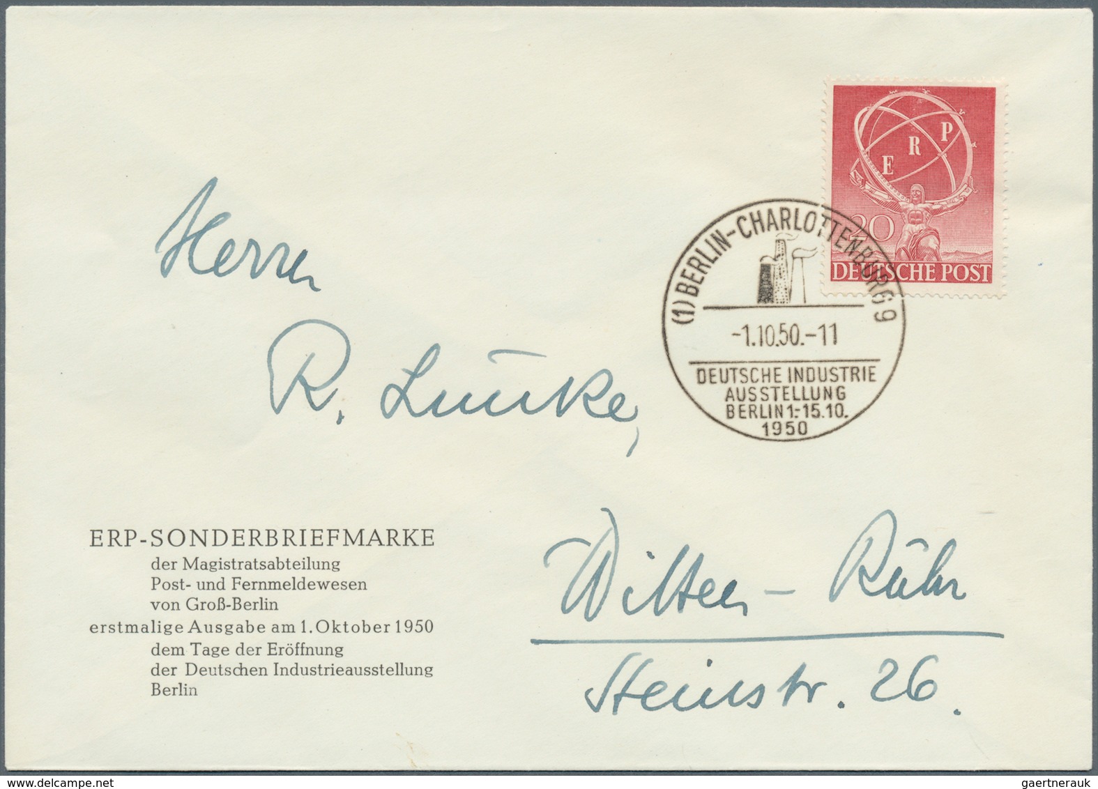 32491 Berlin: Ab 1949. Tolle Partie früher, guter Briefe, dabei 61/63 FDC, 4x 72/73 FDC, 4x 87 FDC, 3x 80/