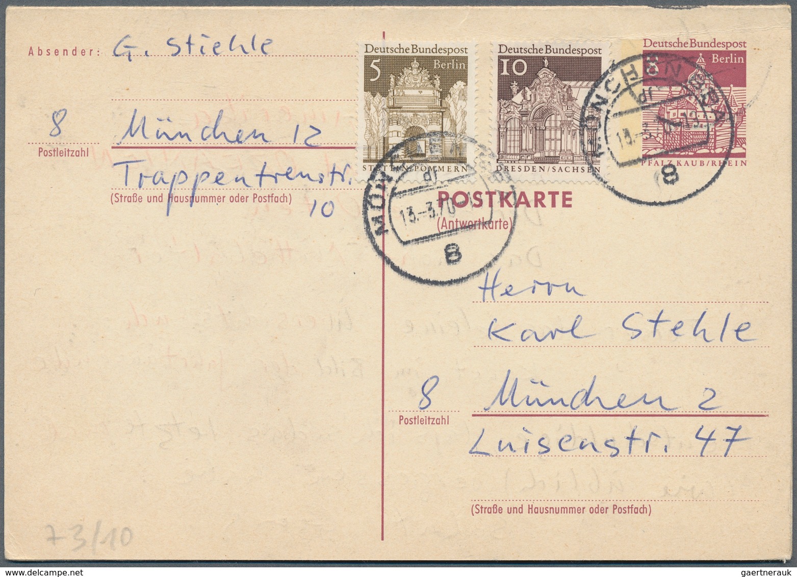 32503 Berlin: 1950/1991, Vielseitiger Posten Von über 650 Briefen, Karten, Ganzsachen Und FDCs, Meist Einf - Sonstige & Ohne Zuordnung