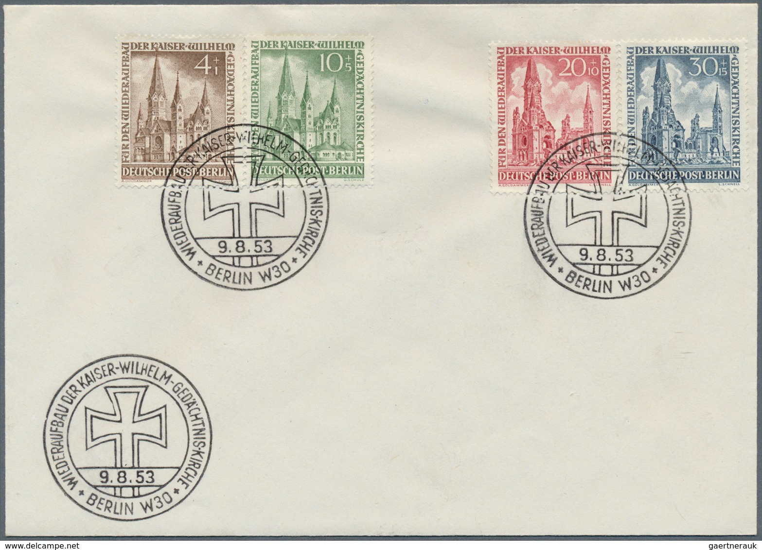 32506 Berlin: Ab 1950. Sammlung Früher, Guter FDC. Dabei Sind Mi. 71, 72/73, 74 (3x), 80/81, 87, 88/90 Und - Autres & Non Classés