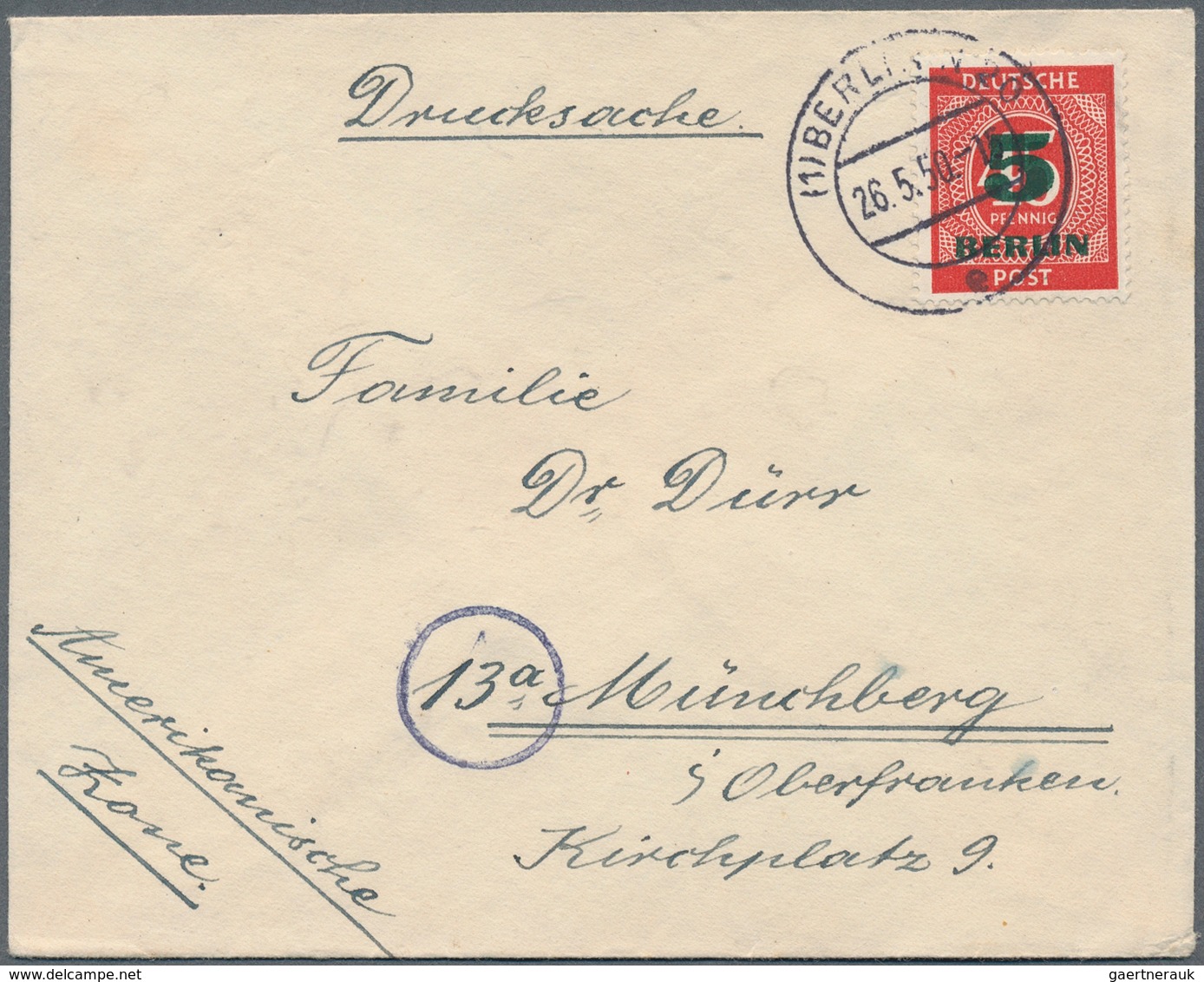 32511 Berlin: 1952/1960, vielseitiger Posten von ca. 195 Briefen und Karten aus alter Familien-Korresponde