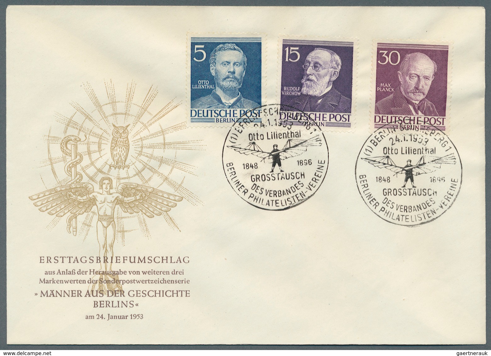 32512 Berlin: 1952/1956, Lagerbestand von über 700 meist amtlichen Schmuck-FDC's aus altem Händlerlager. M