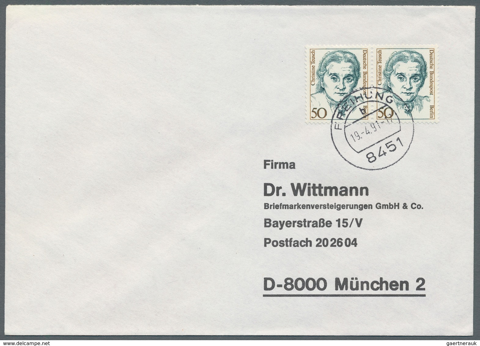 32523 Berlin: 1980/1991 (ca.), Vielseitiger Bestand Von über 250 Briefen Und Karten Aus Firmen-Korresponde - Andere & Zonder Classificatie