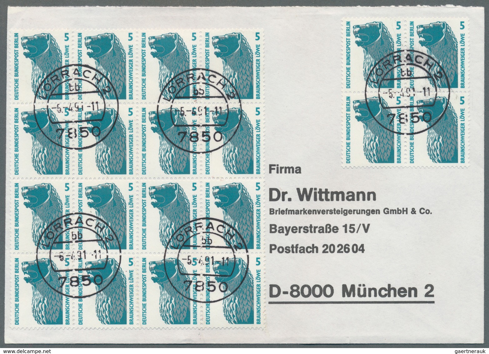 32525 Berlin: 1980/1991 (ca.), Vielseitiger Bestand Von über 250 Briefen Und Karten Aus Firmen-Korresponde - Andere & Zonder Classificatie