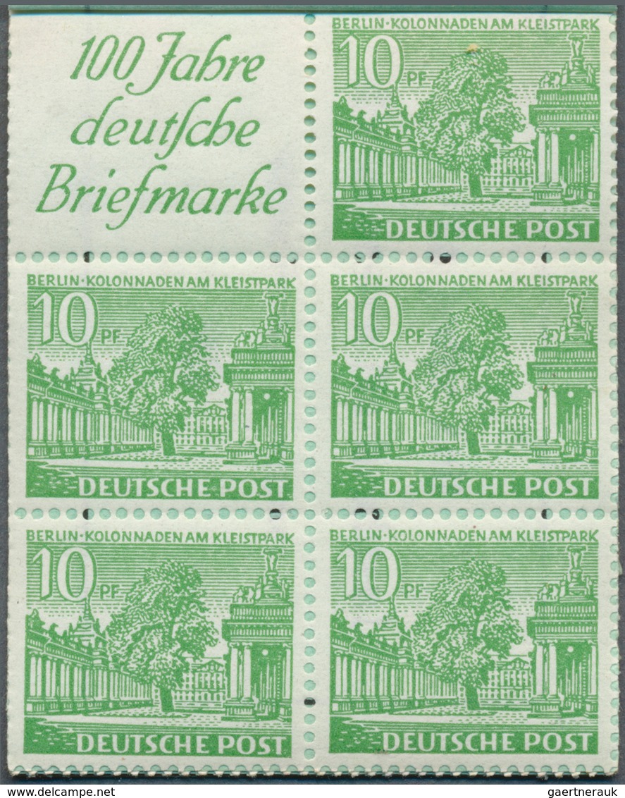 32532 Berlin - Markenheftchen: 1949/1989, Postfrische Sammlung Von Markenheftchen Und Heftchenblättern Inc - Carnets