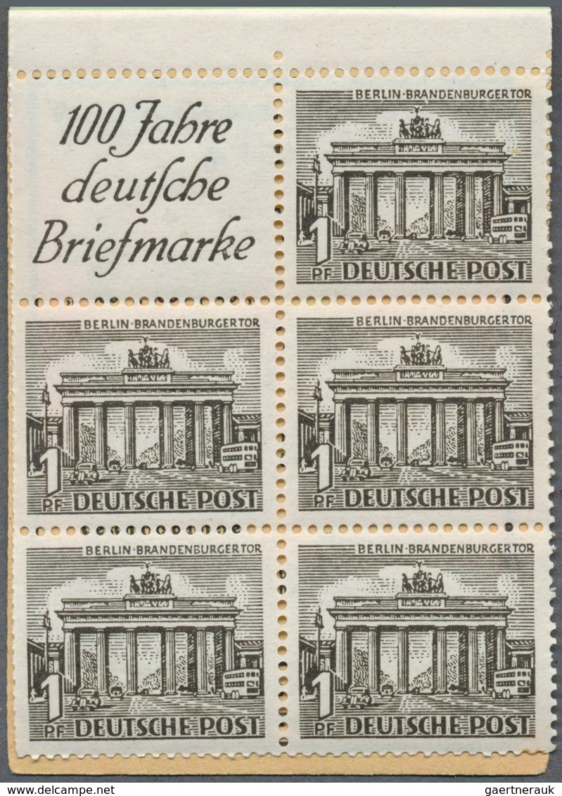 32532 Berlin - Markenheftchen: 1949/1989, Postfrische Sammlung Von Markenheftchen Und Heftchenblättern Inc - Carnets