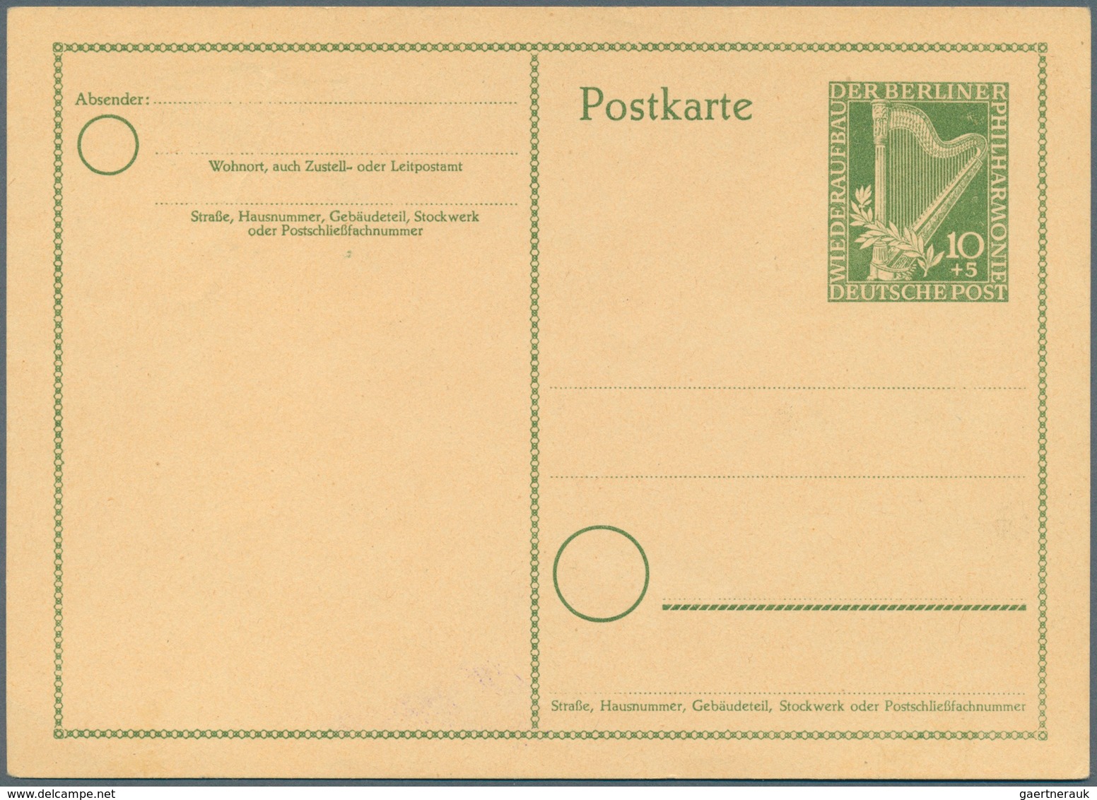 32550 Berlin - Ganzsachen: 1949/1960. Nette Sammlung Mit 59 Postkarten Und LP-Faltbriefen, Gebraucht Und/o - Sonstige & Ohne Zuordnung