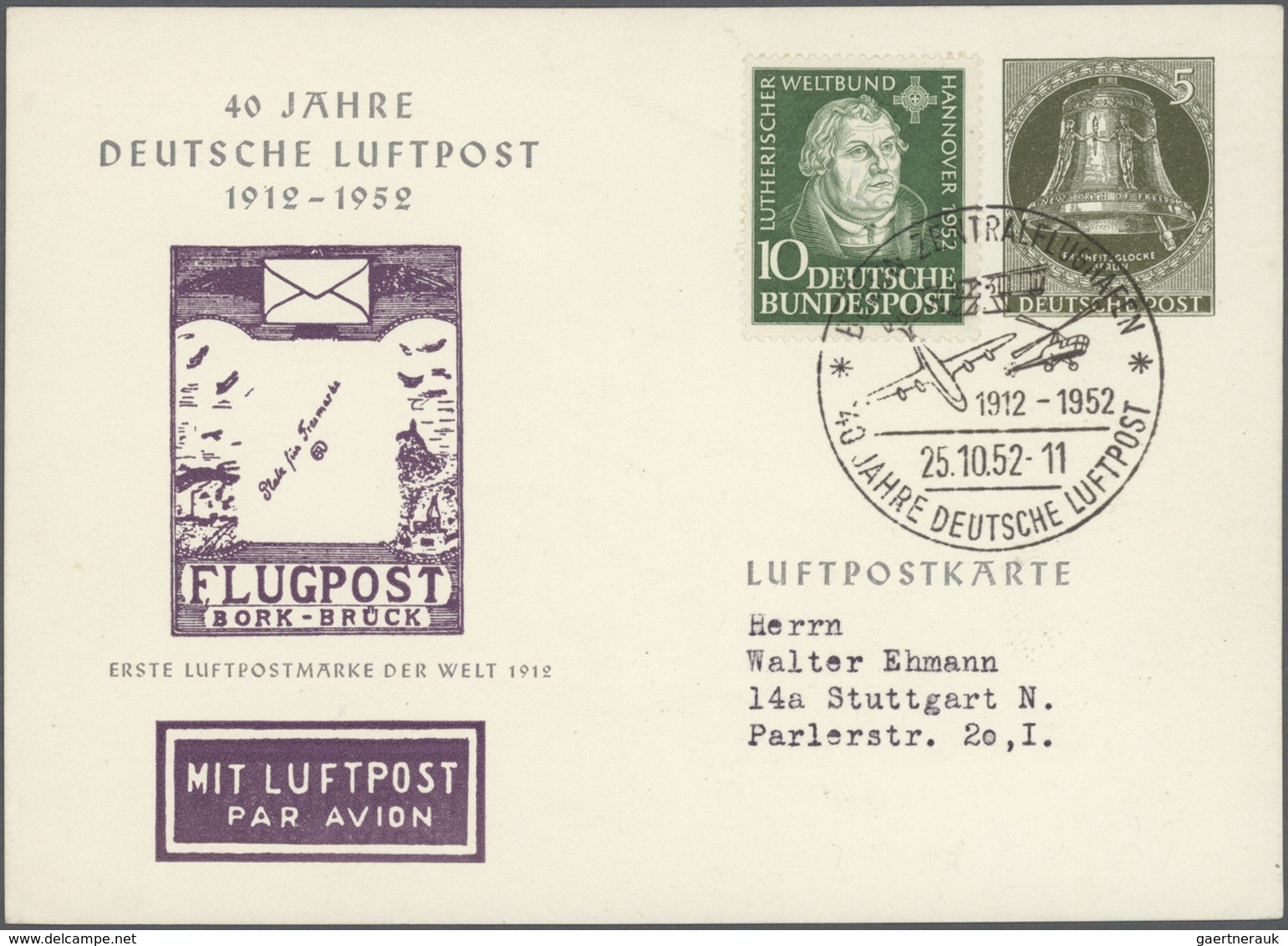 32552 Berlin - Ganzsachen: Ab 1949, Partie Von Ca. 200 Ganzsachenkarten/-umschlägen Ab Währungsgeschädigte - Sonstige & Ohne Zuordnung