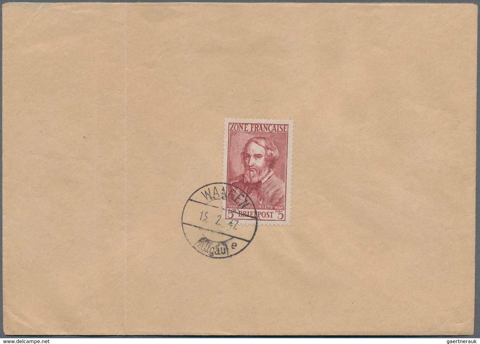 32576 Französische Zone: 1946/1949, vielseitige Partie von ca. 150 Briefen und Karten, meist gelaufene Pos