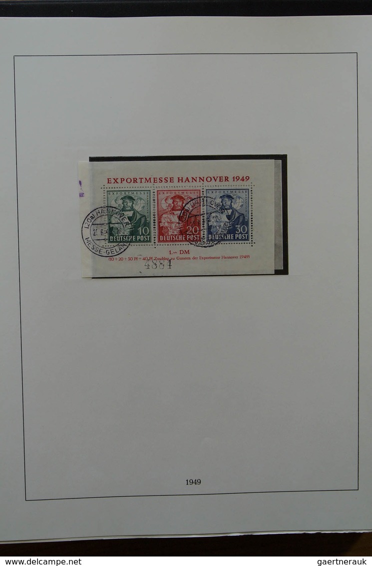 32589 Saarland und OPD Saarbrücken: 1945-1959. Very well filled, MNH, mint hinged and used collection Saar