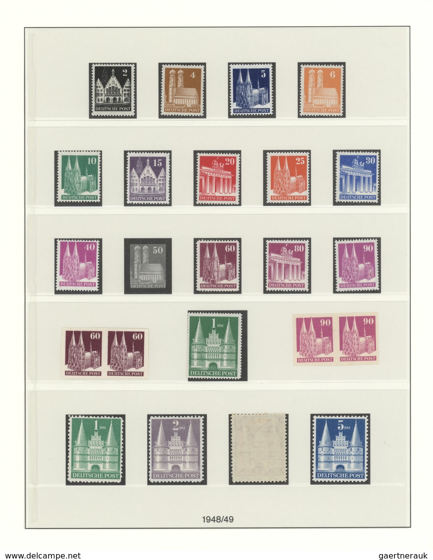 32617 Bizone: 1945/49, Gut Ausgebaute Sammlung Ab Kontrollrat Postfrisch Bzw. Ungebraucht Und Gestempelt D - Sonstige & Ohne Zuordnung
