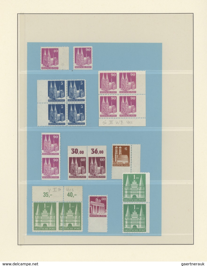 32619 Bizone: 1945/49, postfrische gut ausgebaute Bizone & Kontrollrat-Sammlung mit schönem AM-Post- und P