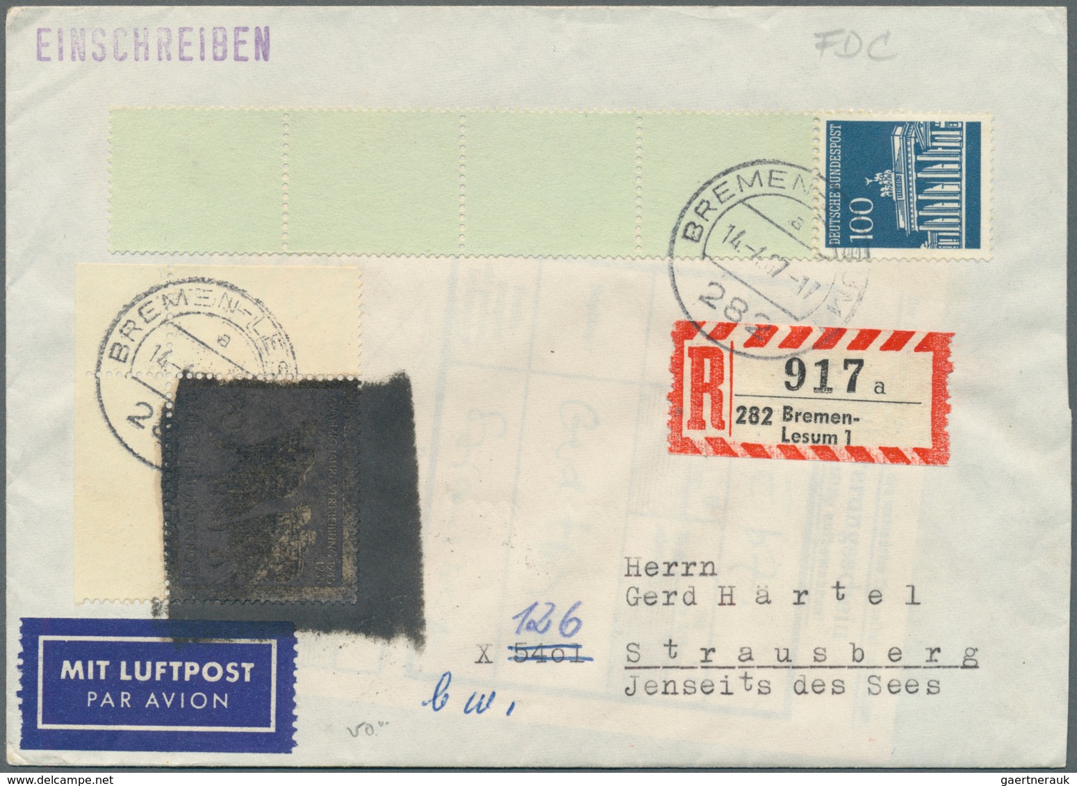32646 Bundesrepublik Und Berlin - Postkrieg: 1967/1986, Partie Von 34 Postkriegsbelegen Aus Der Bundesrepu - Andere & Zonder Classificatie