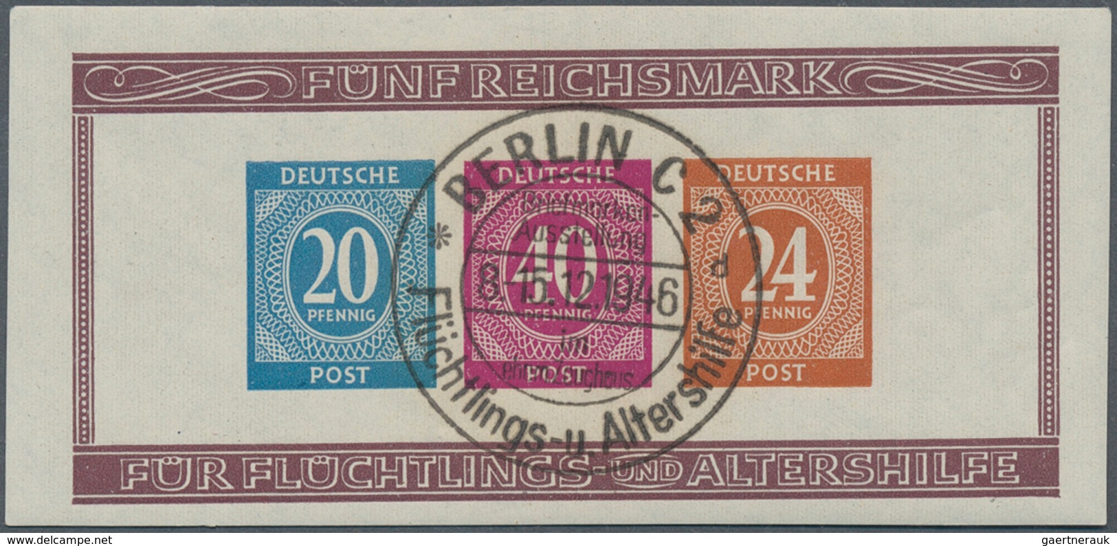 32655 Bundesrepublik Deutschland: 1946/1959, All.Bes. Und Bund, Sauber Gestempelte Sammlung Auf Leuchtturm - Andere & Zonder Classificatie