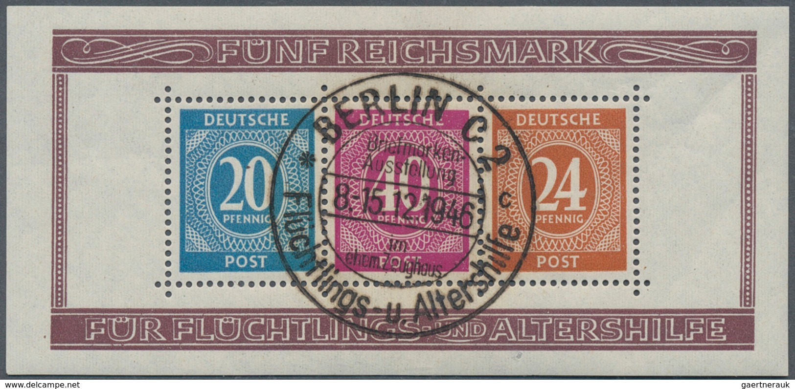 32655 Bundesrepublik Deutschland: 1946/1959, All.Bes. Und Bund, Sauber Gestempelte Sammlung Auf Leuchtturm - Andere & Zonder Classificatie