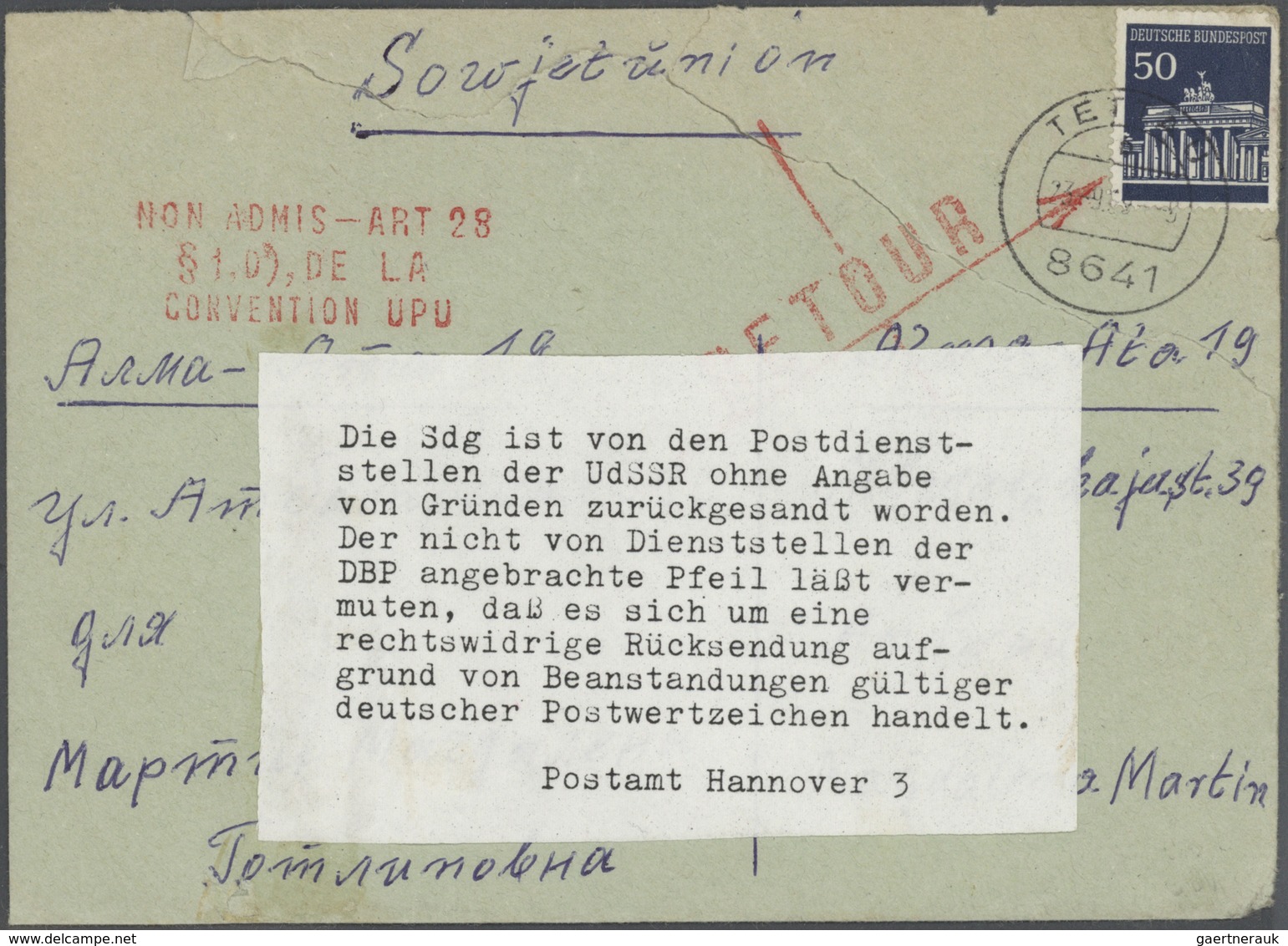 32671 Bundesrepublik Deutschland: 1949/1990 (ca.), vielseitiger Bestand von ca. 420 Briefen und Karten mit