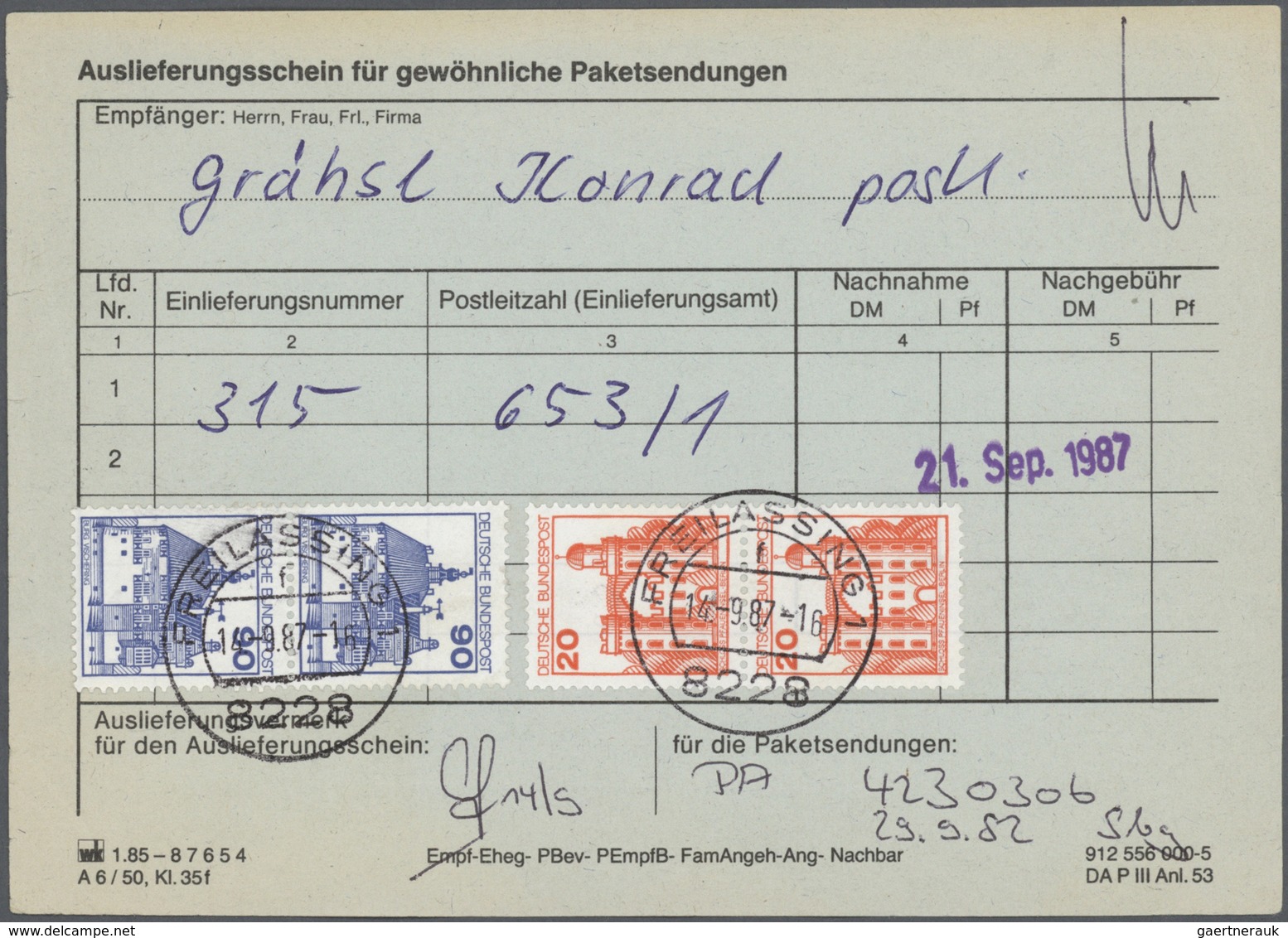 32671 Bundesrepublik Deutschland: 1949/1990 (ca.), vielseitiger Bestand von ca. 420 Briefen und Karten mit