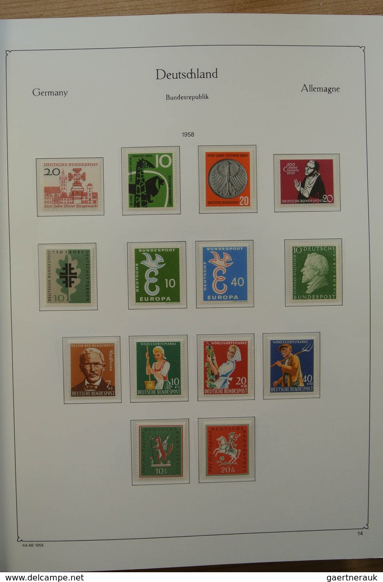 32672 Bundesrepublik Deutschland: 1949-1984. Gut gefüllte, postfrische bzw. ungebrauchte Bund-Sammlung im