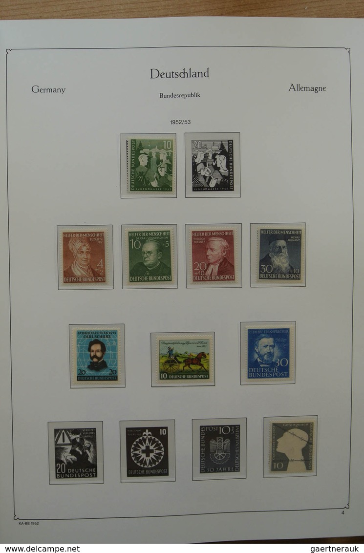 32672 Bundesrepublik Deutschland: 1949-1984. Gut gefüllte, postfrische bzw. ungebrauchte Bund-Sammlung im