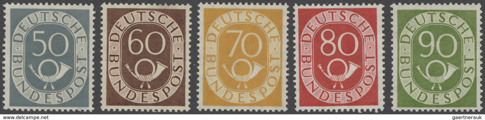 32674 Bundesrepublik Deutschland: 1949/1980, Bestand In Drei Alben, Dabei Postfrische Sammlung 1949/1972 ( - Andere & Zonder Classificatie