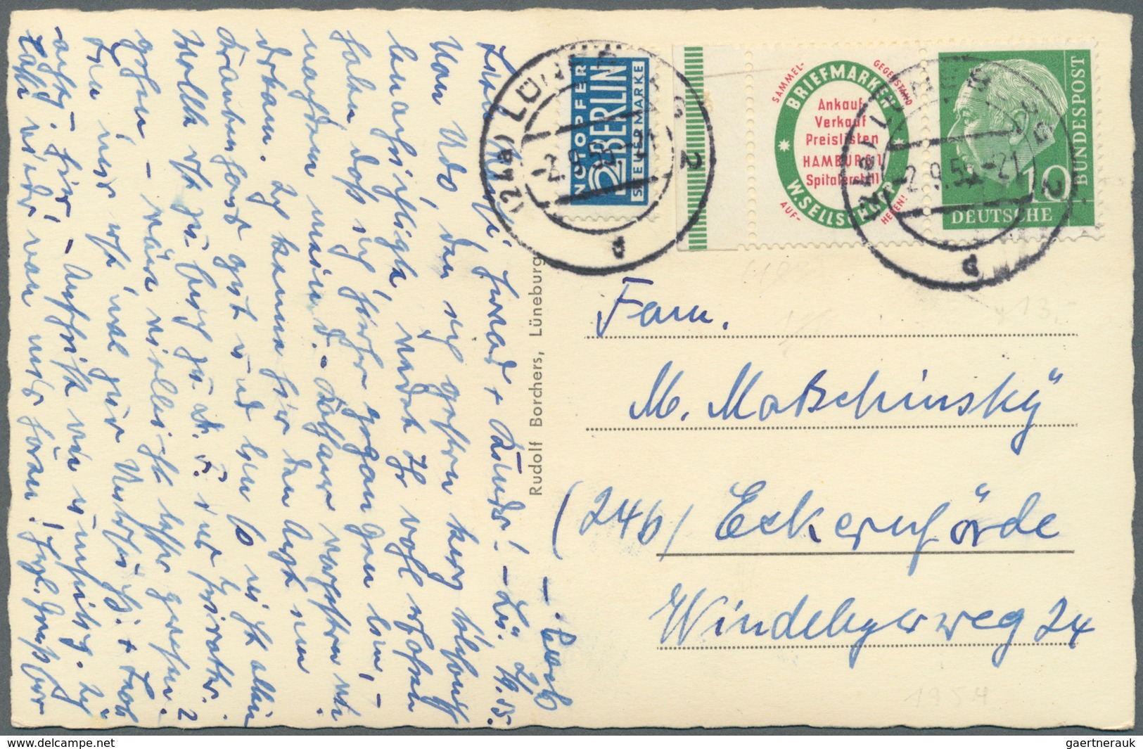 32688 Bundesrepublik Deutschland: 1949/1960, Nette Partie Von über 50 Briefen Und Karten Mit Meist Sonderm - Andere & Zonder Classificatie