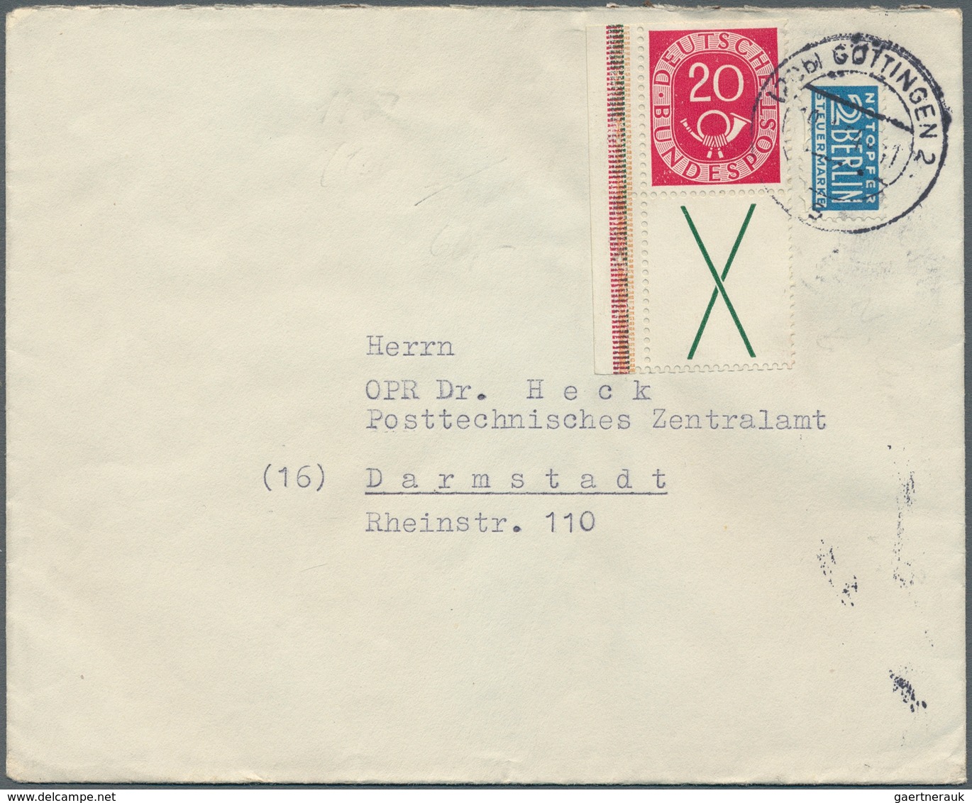 32689 Bundesrepublik Deutschland: 1949/1960, Nette Partie Von über 50 Briefen Und Karten Mit Meist Sonderm - Andere & Zonder Classificatie
